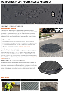 Link - DUROSTREET® Composite Access Assembly Product Brief