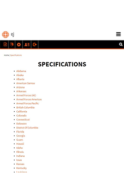 Link - Municipal Products in Local Specifications - Login Required