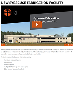 Video - New Syracuse Fabrication Facility Video