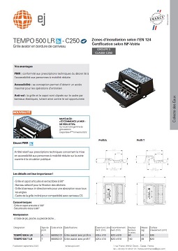 PDF - C250 - TEMPO 500 LR
