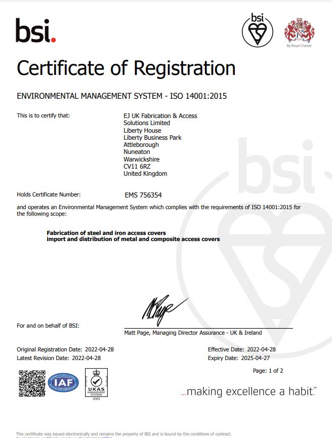 PDF - ISO 14001 / 2015 - EJ UK