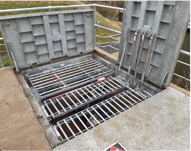 Lift assist and fall protection. Irish Water - Water Supply Scheme
