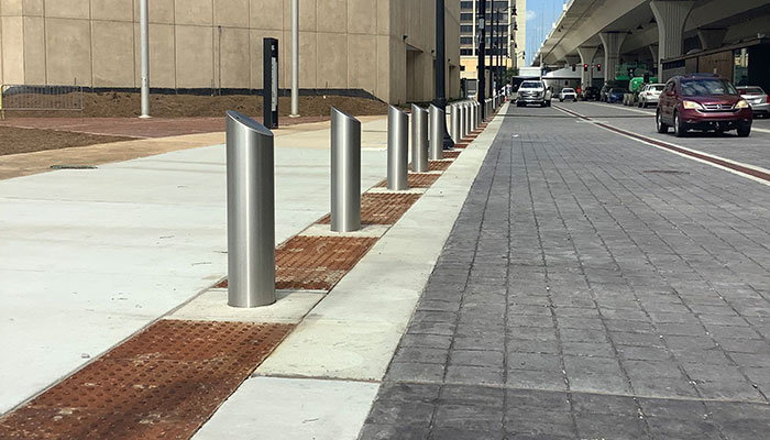 EJ DURALAST DWP installed in sidewalk