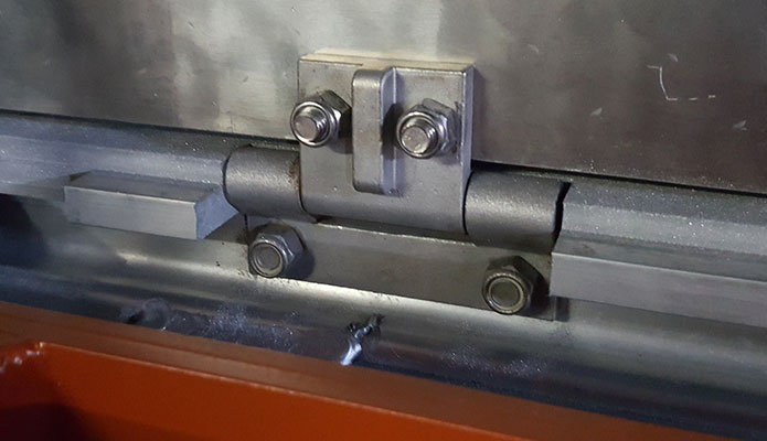EJ aluminum access hatch hinges