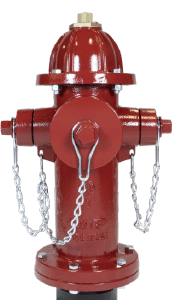 WaterMaster 4 1/2" CD fire hydrant design with 3-way configuration
